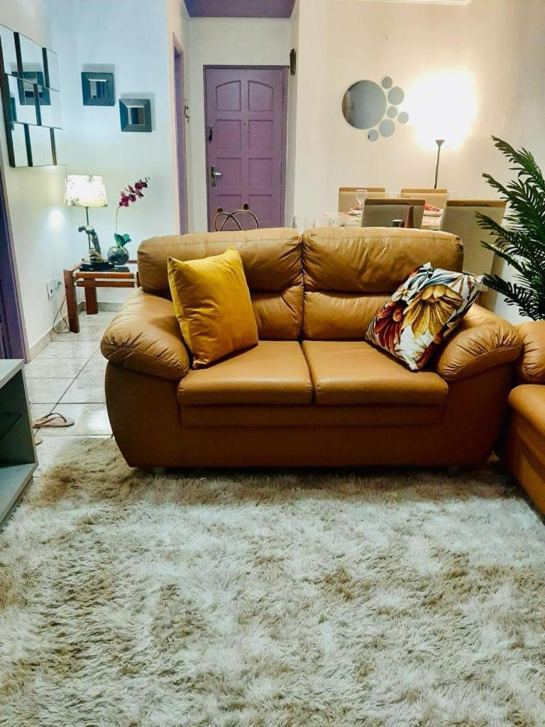 Apto Amplo, Confortavel, Bem Localizado, Asturias Guaruja Luaran gambar