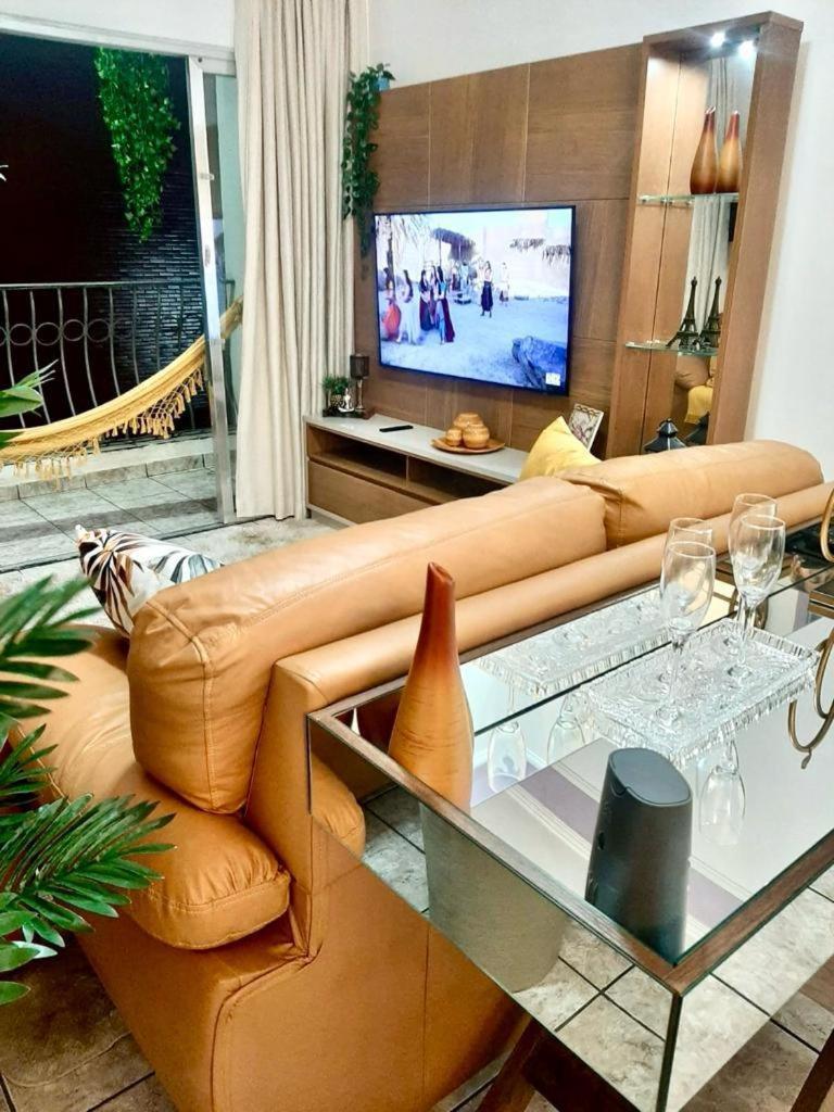 Apto Amplo, Confortavel, Bem Localizado, Asturias Guaruja Luaran gambar